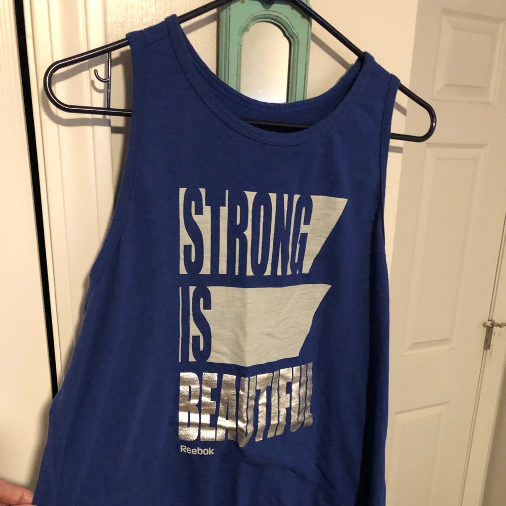 Reebok blue XL tank top